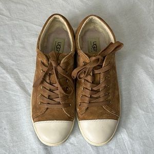 Ugg Taya Chestnut Suede Leather Shoes